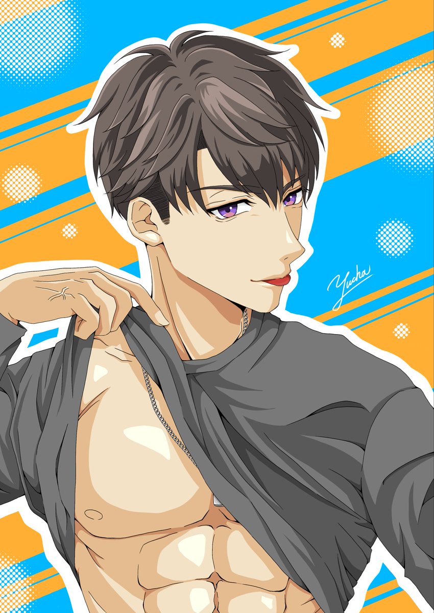 cai40_yuyu's tweet image. マヒル🍎

ぺろん♡

#恋と深空二次創作