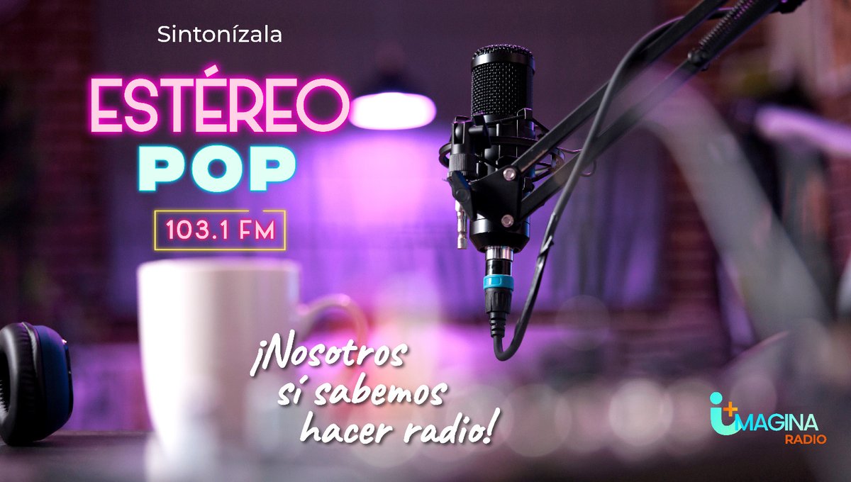 enfoqueinforma's tweet image. #RADIO #Acapulco 📌 Escucha Estéreo Pop, ¡Nosotros sí sabemos hacer radio!, 103.1 FM y 1070 AM 🎙️📻. También por estereopop.com.mx