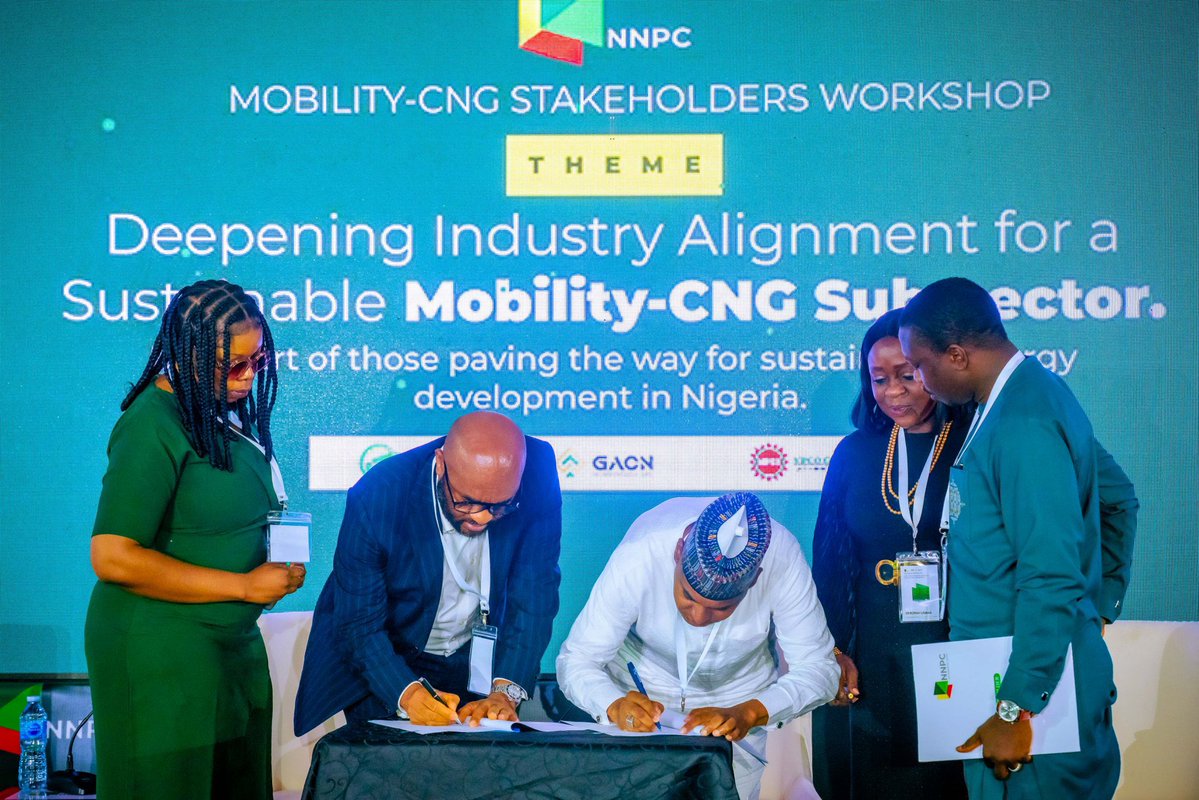 Babafemi Oretuyi (@opetuyii) on Twitter photo As part of its strategic drive to expand gas marketing and distribution across Nigeria, <a href="/nnpclimited/">NNPC Limited</a> Gas Marketing Limited (NGML) entered into a Joint Venture agreement with Zuid Energies Limited for the development of a 6MMSCFD Capacity Compressed Natural Gas (CNG) Plant and a As part of its strategic drive to expand gas marketing and distribution across Nigeria, <a href="/nnpclimited/">NNPC Limited</a> Gas Marketing Limited (NGML) entered into a Joint Venture agreement with Zuid Energies Limited for the development of a 6MMSCFD Capacity Compressed Natural Gas (CNG) Plant and a