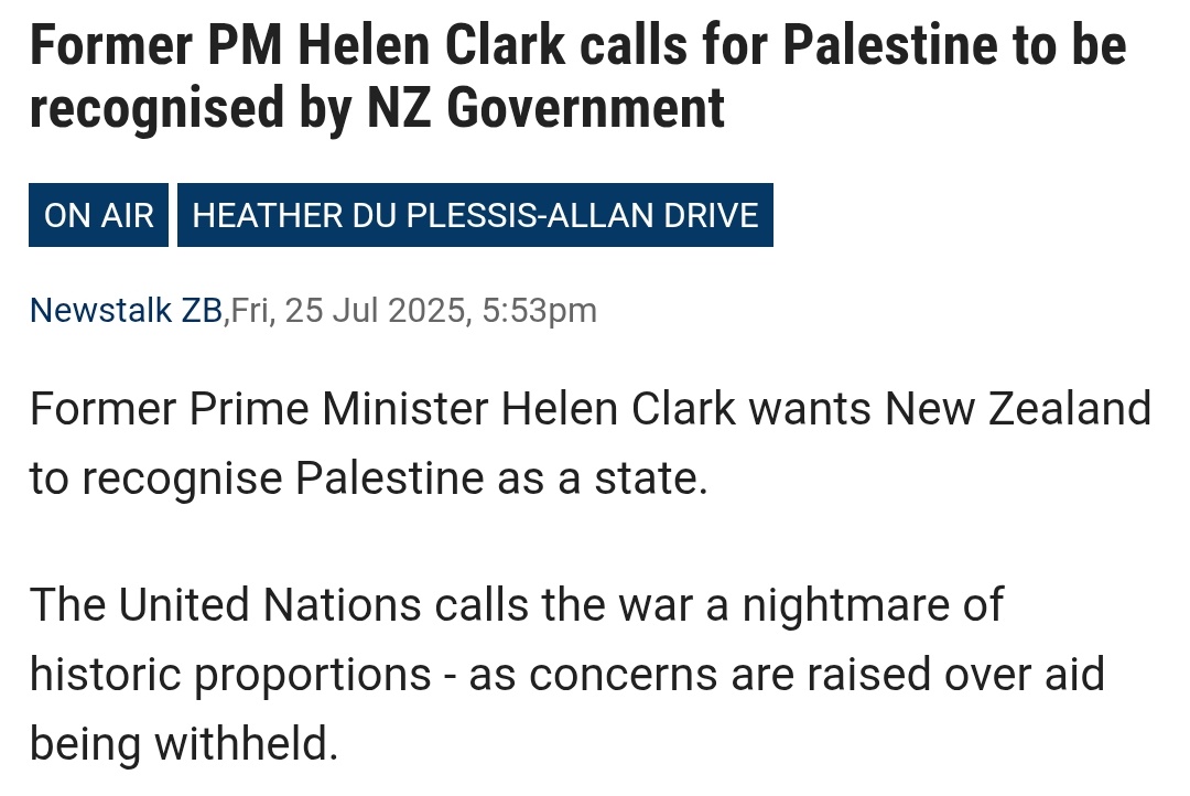 the_salty_one_'s tweet image. Meanwhile, I'm calling for @HelenClarkNZ to get fucked.
We don't legitimise terrorist states.