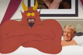FrancoScarsell2's tweet image. Il co-creatore di 'South Park', Trey Parker,ha risposto alla rabbia della Casa Bianca per la première della stagione della serie animata. L'episodio mostrava il presidente Trump nudo a letto con Satana. Parker ha detto:”Mi scuso.Siamo terribilmente dispiaciuti”.
