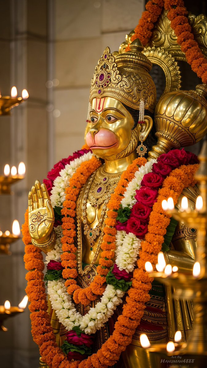 मनोजवं मारूततुल्यवेगंम🦚
     जितेंद्रियं बुद्धिमताद्वरिष्ठं 🦚
    वाताद्मजं वानरयूथमुख्यं 🦚
      श्रीरामदूतं शरणं प्रपद्ये 🙏🦚🪔🚩