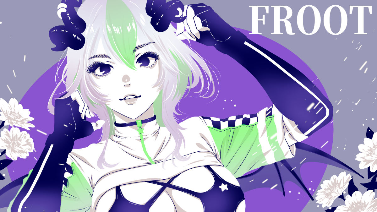 sumocoART's tweet image. Sending all my love and best wishes to Froot. Your journey has inspired so many. Can't wait to see your future shine! #Lichcraft