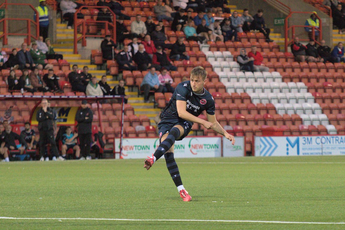 BroxburnAthFC's tweet image. A wonderful free kick from Robbie Hamilton marked his first competitive goal for the Brox last night