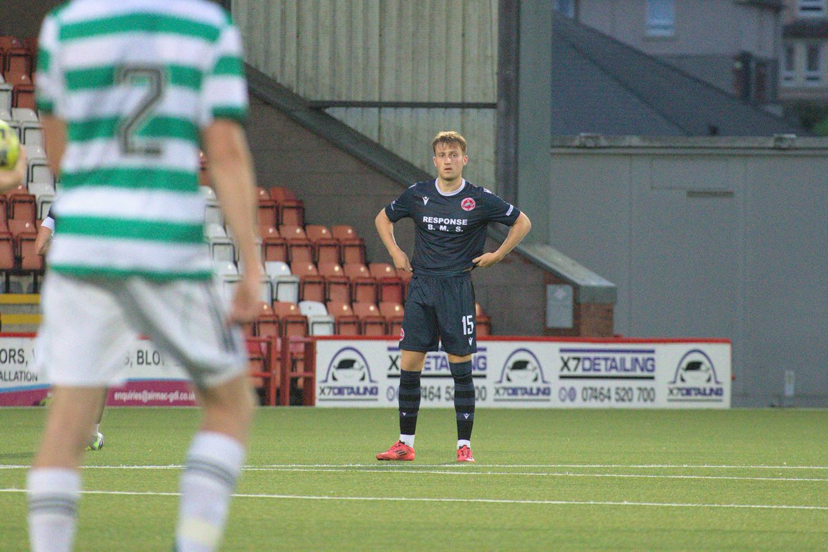 BroxburnAthFC's tweet image. A wonderful free kick from Robbie Hamilton marked his first competitive goal for the Brox last night