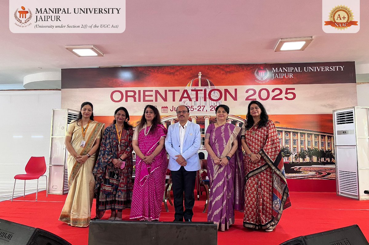 Jaipur_Manipal's tweet image. A few more snapshots from an unforgettable first day.
The Manipal University Jaipur's Orientation Program 2025 commenced with vibrant energy, setting the tone for an incredible journey ahead.
#MUJ #OrientationProgram #Orientation2025 #WelcomeFreshers #LifeAtMUJ