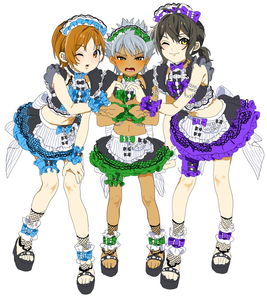 koko_chi10's tweet image. サマメな🩵💜💚🌈