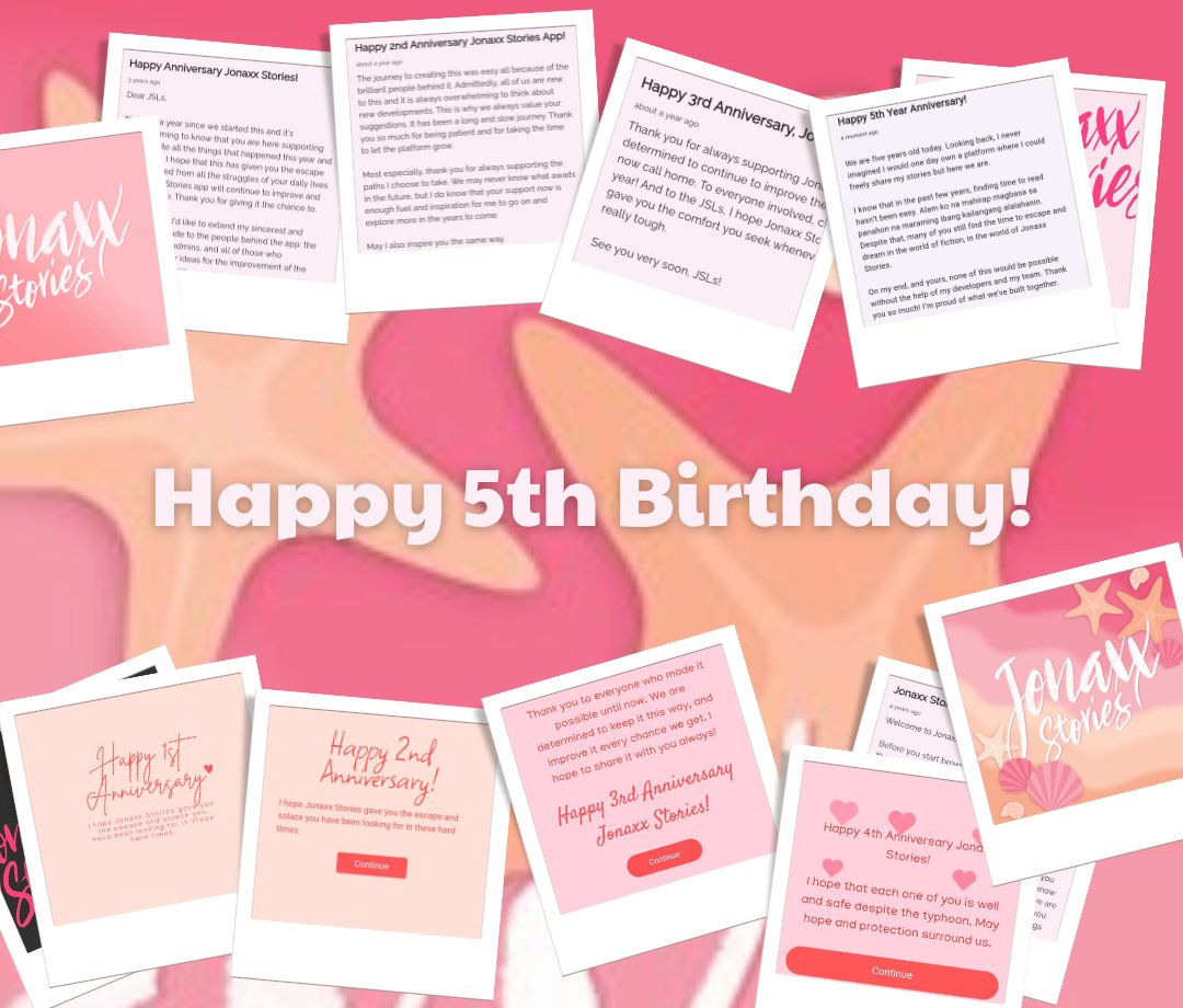 sldvreille's tweet image. jonaxx stories — an application solely created for the jonaxx stories lovers. a home not just for one, but for her million followers who cherish her and her stories. an escape we all run to, our dream, our hope when our reality dims.

happy #FIVEbulousYearsWithJonapp !!! 🥳💘