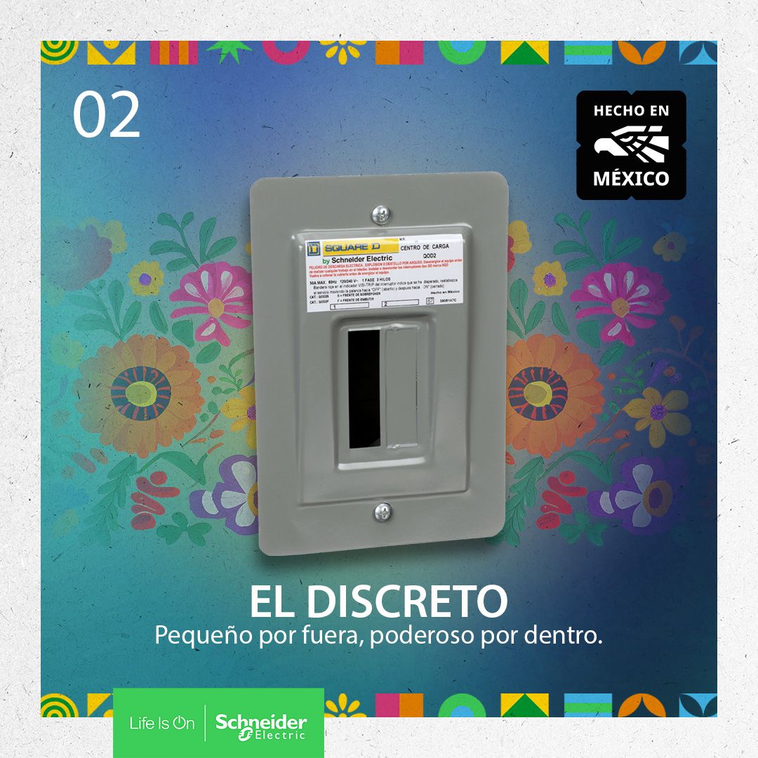MaxenceProuvost's tweet image. Durable, discreto y listo para distribuir energía como se debe.⚡
¡Hazle espacio a la protección inteligente! Conócelo aquí 👉 spr.ly/6048fyhnk
#LifeIsOn #80Años #HechoEnMéxico