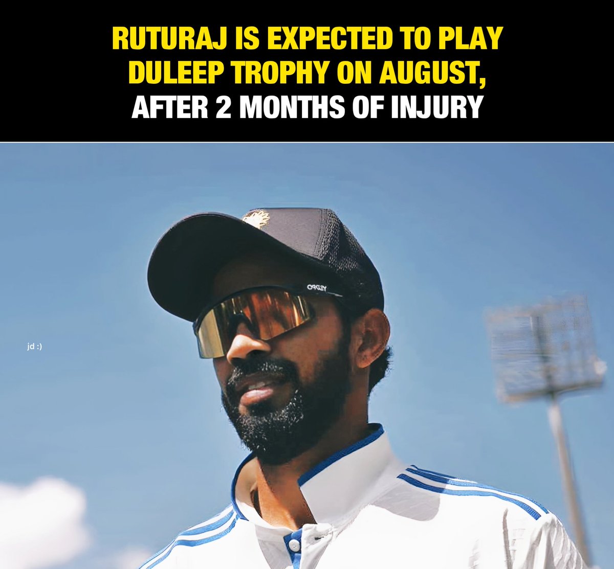 JD_Trolls2's tweet image. 🚨 Ruturaj Gaikwad may play Duleep Trophy.
