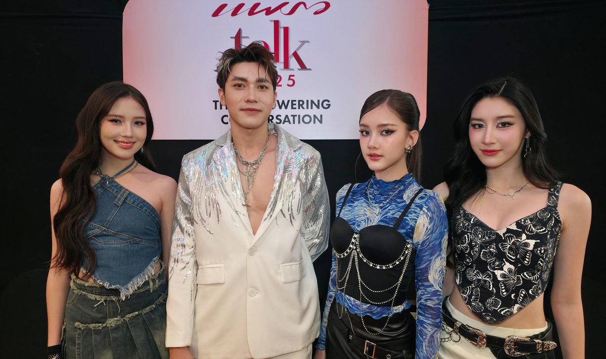 BECMusicTH's tweet image. “สมิธ” และ “Blyss” ก่อนเริ่มงาน Praew Talk 2025 “The Empowering Conversation”

#PraewTalk2025 
#smithpaswitch #Blyss
#BECMusic