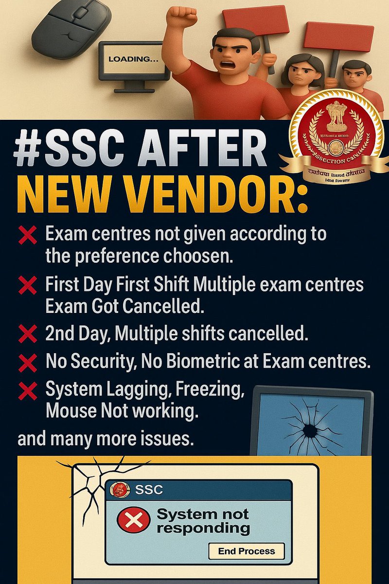 #SSCVendorFailure