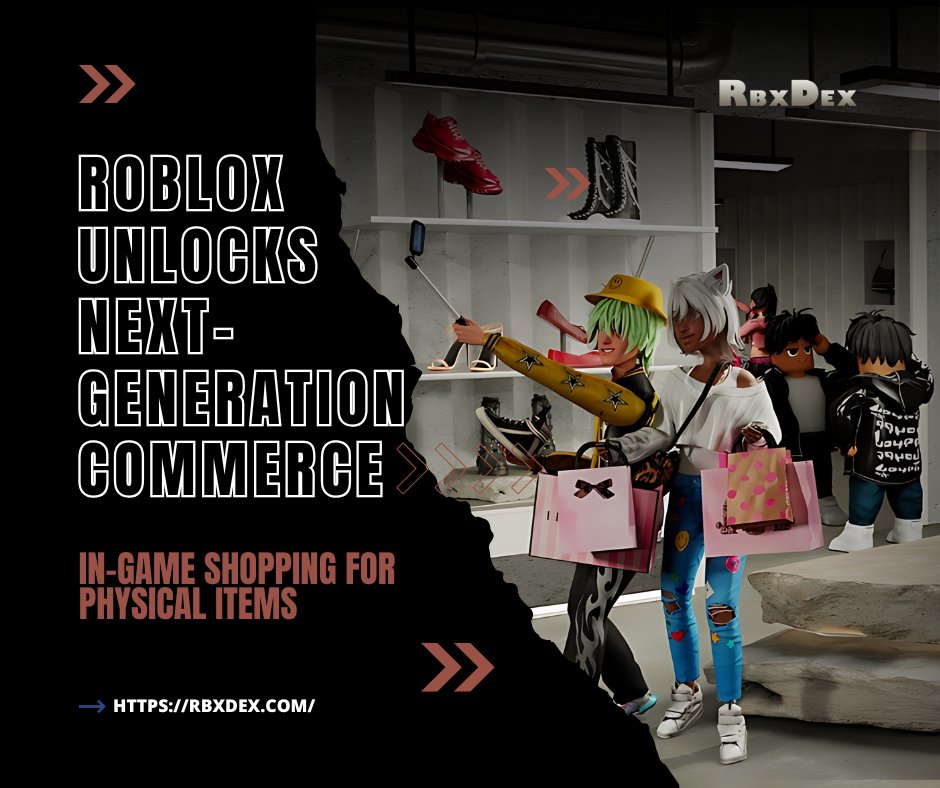 rbxdex's tweet image. 🛒 Roblox Just Redefined Shopping: Physical + Digital in One Click! 🕹️
🛍️ Now you can buy real products inside your favorite Roblox games &amp; score exclusive avatar items too!
💄🧸 From Fenty Beauty to Deddy Bears, the future of shopping is here.
#VirtualShopping #RobloxCreator