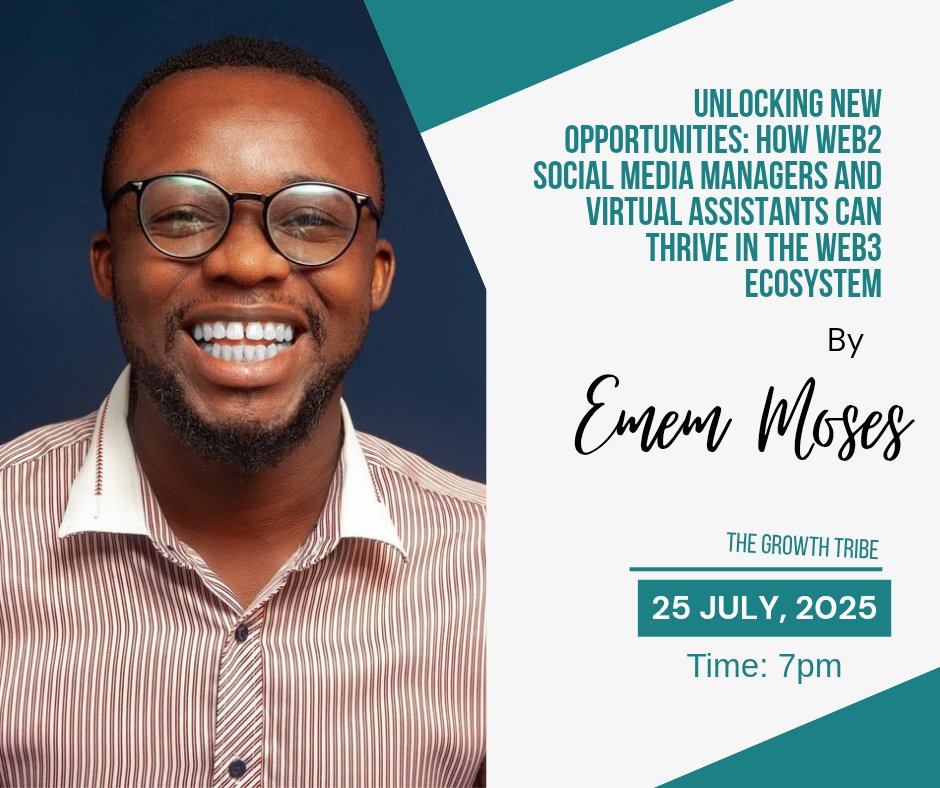 udemeAkpan01's tweet image. Thank you @ememm0ses For the Insightful teachings on Web3 on the Growth tribe, God bless you