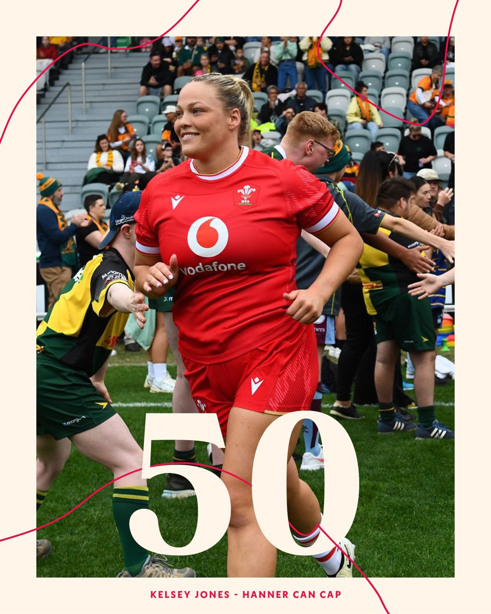 🏴󠁧󠁢󠁷󠁬󠁳󠁿 𝙇𝙡𝙤𝙣𝙜𝙮𝙛𝙖𝙧𝙘𝙝𝙞𝙖𝙙𝙖𝙪 𝙆𝙚𝙡𝙨𝙚𝙮 𝙅𝙤𝙣𝙚𝙨 👏

A perfect way to mark a special milestone ❤️

#CymruAmByth | #AUSvWAL