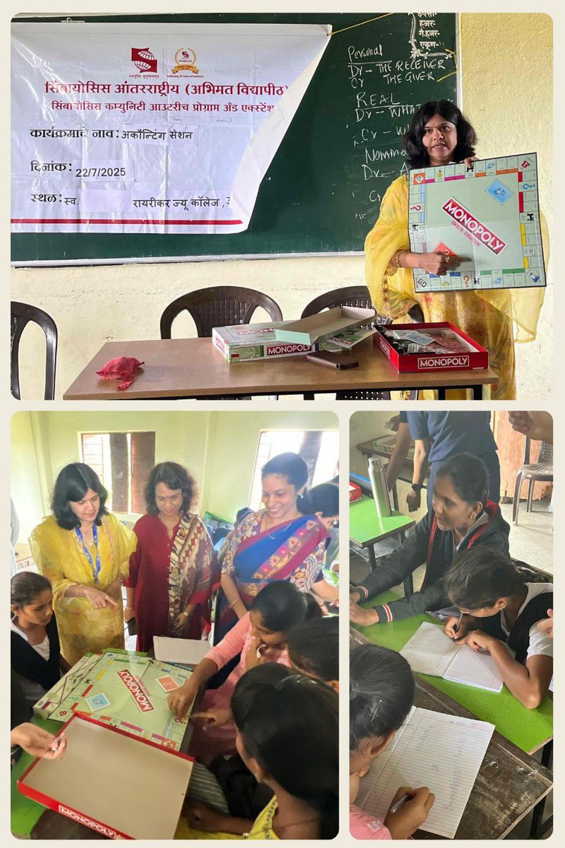 scitisr's tweet photo. 🎲 Learning finance through play!
SCIT ISR hosted Monopoly-based workshops for 12th-grade students to simplify budgeting, saving &amp; smart money habits.
Gamified learning = Real-world skills, made fun!💡
#SCIT #SIU #MBA #SYMBIOSIS #SCITISR #FinancialLiteracy #GamifiedLearning #SDG4 https://t.co/WDWzc0rFIj