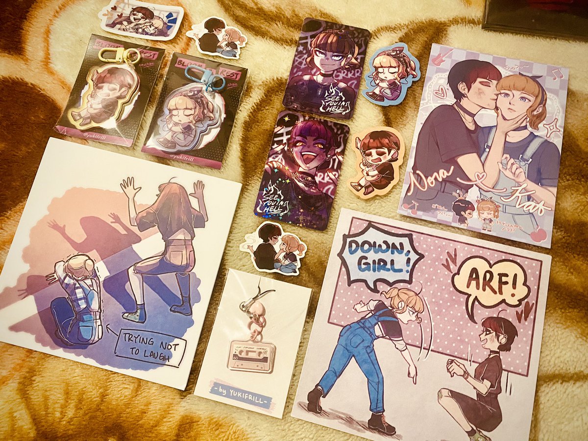 Akyraryn's tweet image. Thank You @Yukifrill ✨

I love it all 🥹 ABSOLUTELY AMAZING ART &amp;amp; QUALITY!!!

THE PICKPOET FOREVER SUMMER TAPE CHARM IS MY FAVOURITE 💜

If you seek merchandise, please check out the GREAT @Yukifrill 

Thank You ✨ Thank You ✨ Thank You ✨

#LostRecords