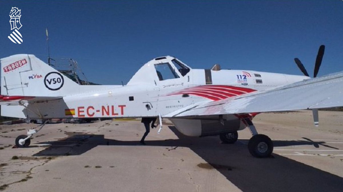 GVA112's tweet image. 🛩️Es programen vols de vigilància aèria preventiva per a hui, segons les directrius del Pla Especial d'Incendis Forestals #PEIF.
🔥Recorda que quasi tota la Comunitat Valenciana es troba en risc ALT d'incendis forestals
📳 Precaució i si veus fum o foc, telefona a l'112.