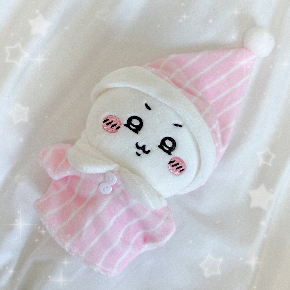 chiikawahing's tweet image. 이 잠옷도 다이소 가시면 잊지말기-⭐️
