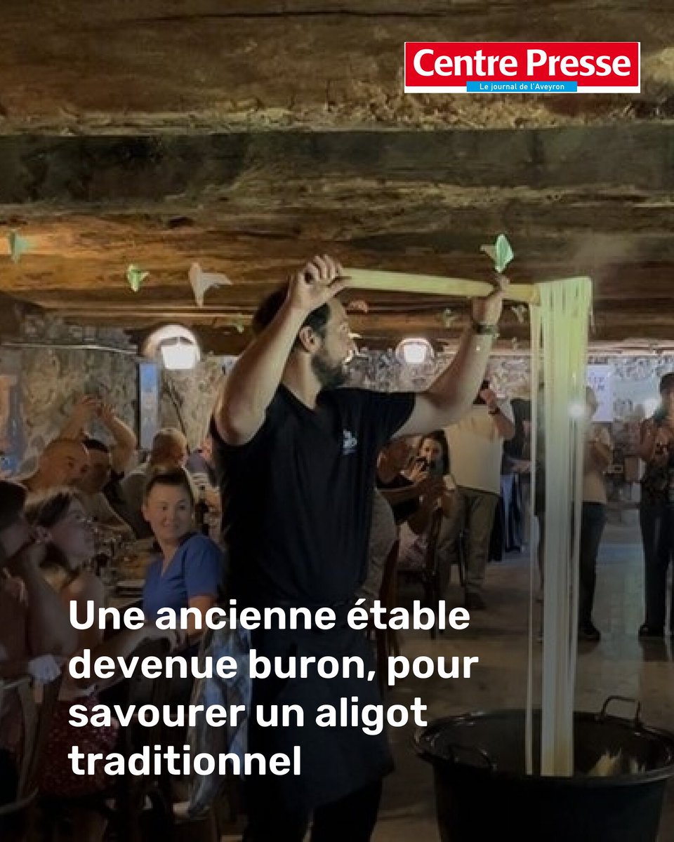 Votre été en Aveyron : une ancienne étable devenue buron, pour savourer un aligot traditionnel
➡️ l.centrepresseaveyron.fr/a1u