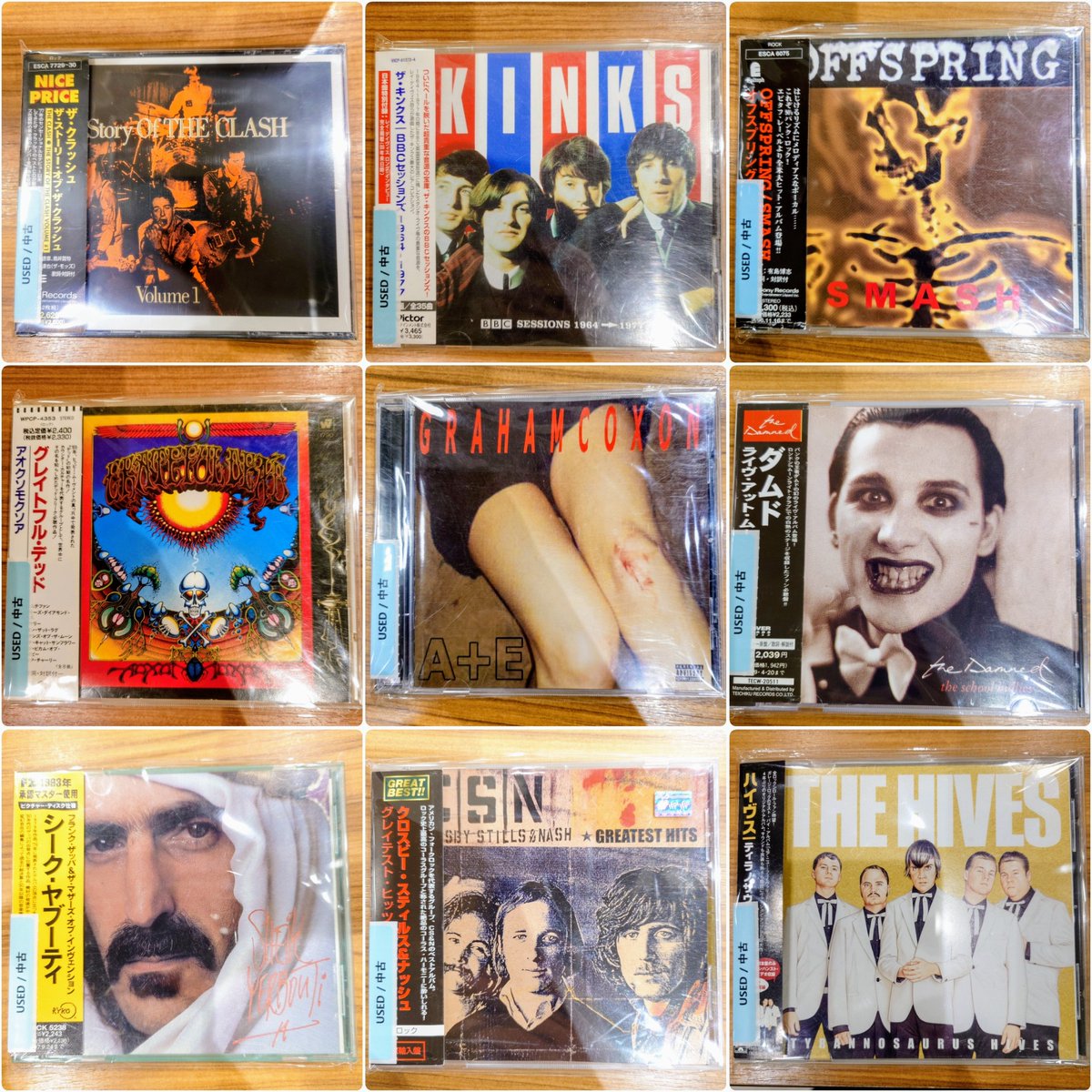 TOWER_Shinjuku's tweet image. 【#TOWERUSED】
✨新入荷報告✨
明日、7月27日(日)のオープン時より洋楽ROCKを中心に中古CDの新商品を大量放出いたします📢
こちらはほんの一部!
今後も随時追加してまいりますので要チェックを!
#タワーユーズド #usedcd #中古cd