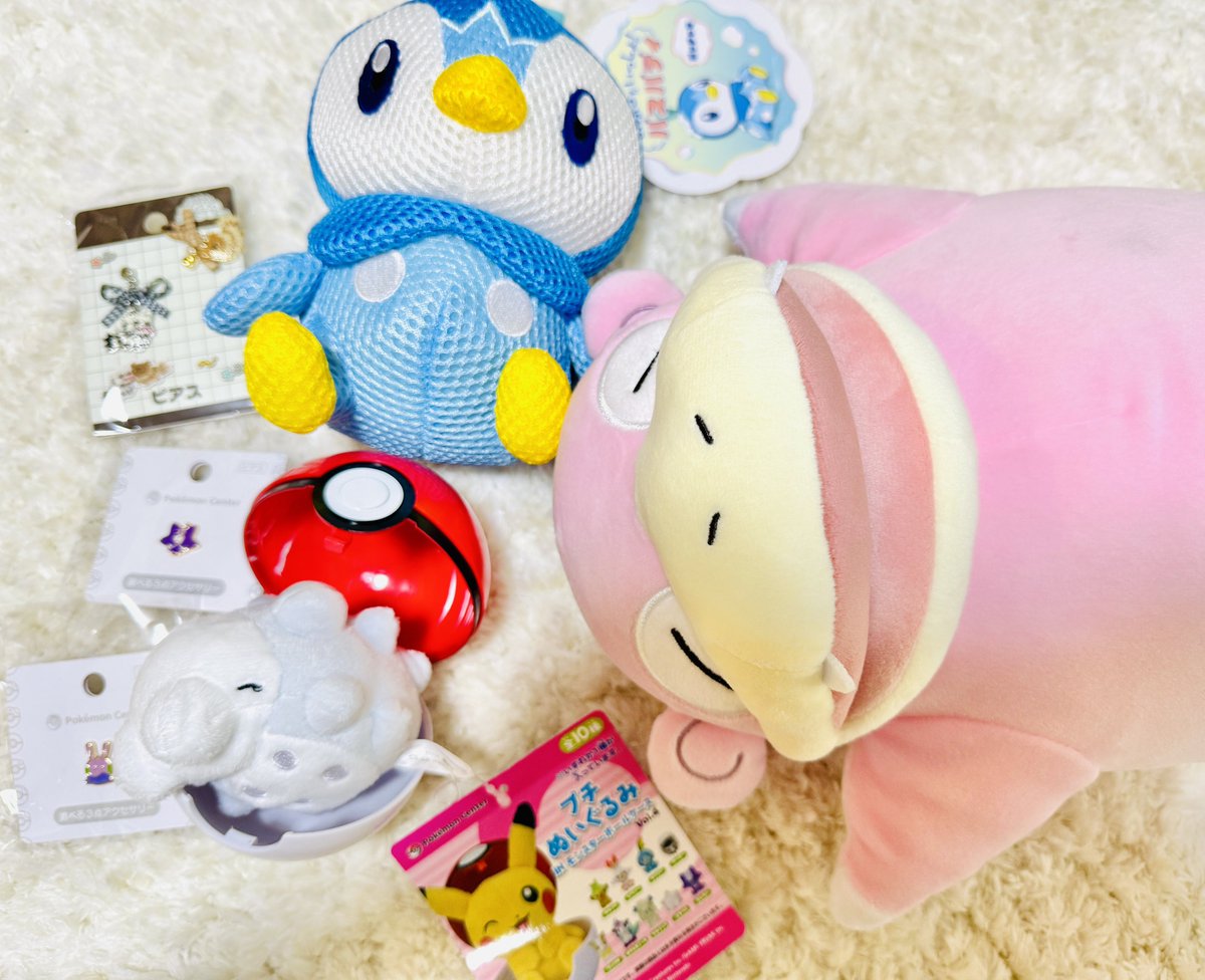 serabiirose's tweet image. pksnオンラインで色々買ってしまった……バスバディのptm可愛すぎて使えるかな😭ymhmちゃん糸がよれて泣いてるみたいなのかわいいね……ydnぬい触り心地最高一緒に寝ようね……