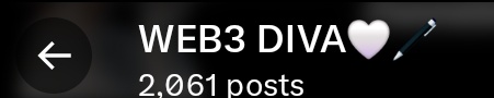 Web3_Diva1's tweet image. This is my 3rd month in this space,
And I'm celebrating myself for showing up 2,061 times.
It would have been more than these, but I will still celebrate the little efforts I've shown.
GM CT