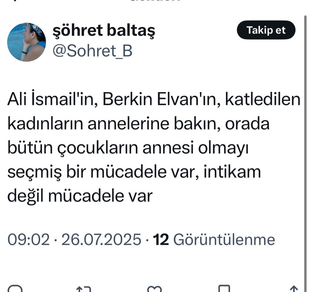 AvMuge's tweet image. Evlat acısı üzerinden siyaset devşirmeyin.
Az önce sosyal medyada tanımadığım biri, Ahmet Mattia Minguzzi’nin davasına dair yasal düzenleme önerime karşılık olarak şahsıma “sizin asıl amacınız başka, yazıklar olsun” diyerek yakışıksız bir ithamda bulundu. Kim olduğuna bakarken…