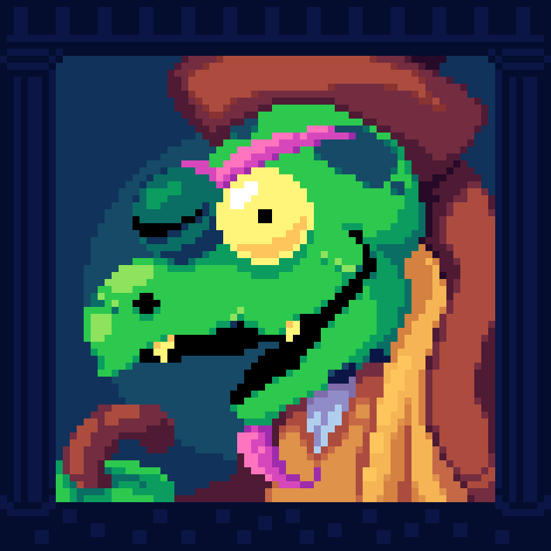 Denis_Bernalte's tweet photo. I made an pixelart illustration of Gerson #oldturtle
#deltarune #deltarunechapter4 #gerson #pixelart #illustration #fanart #gamefanart #deltarunegerson https://t.co/0fnD1RmiBd