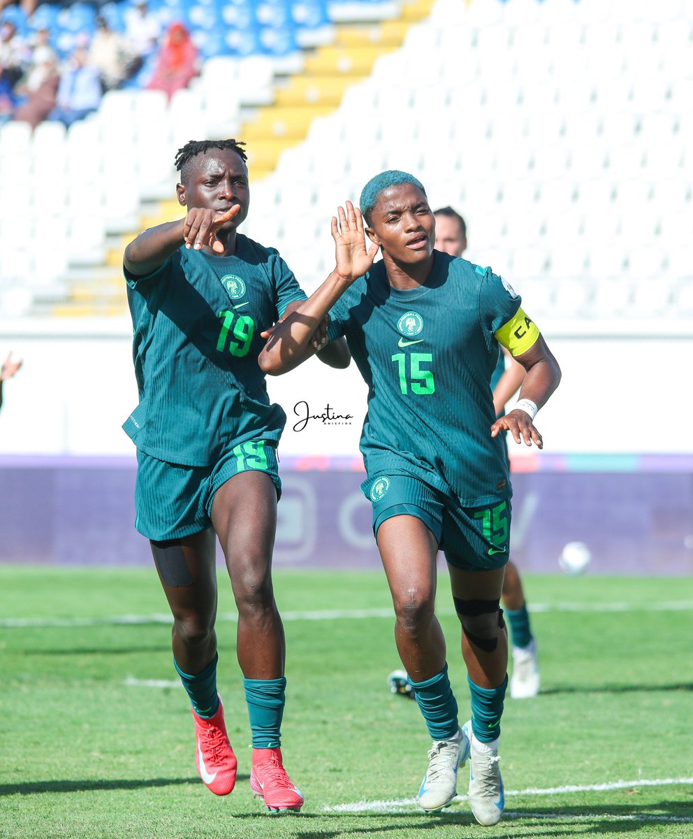 oyimzy's tweet image. Africa Stand up!!!
It’s WAFCON Final Matchday and the Super Falcons are about to set a new record!!🇳🇬🇳🇬