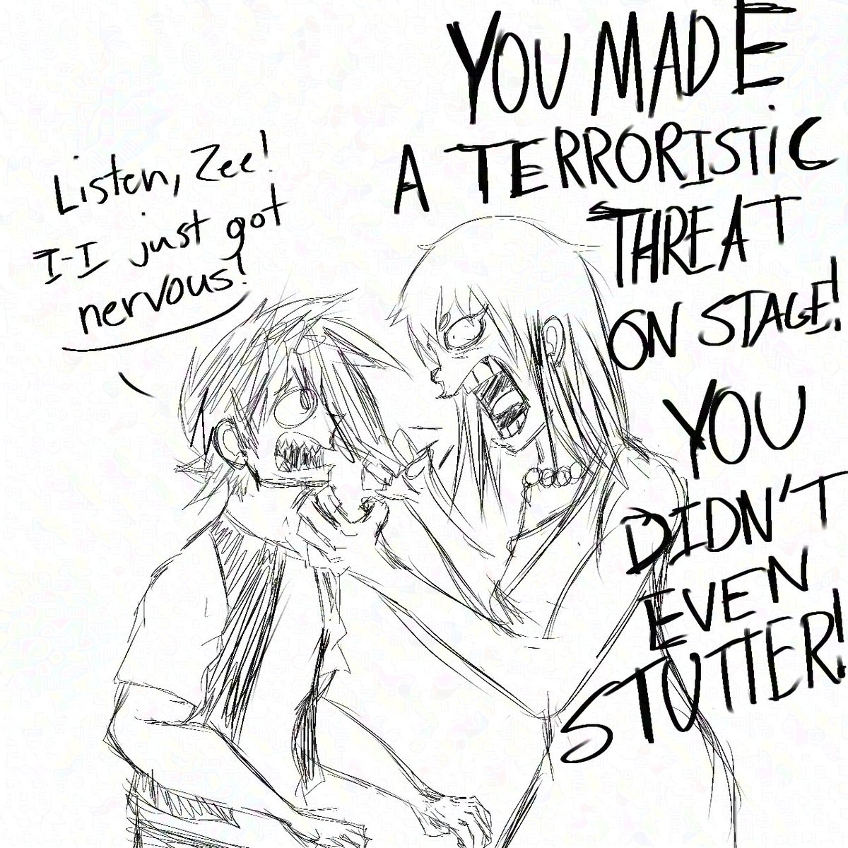 JonesyBillybob's tweet image. Yo! I like making my characters do stupid shit! Hopefully you also like seeing me make my characters do stupid shit!