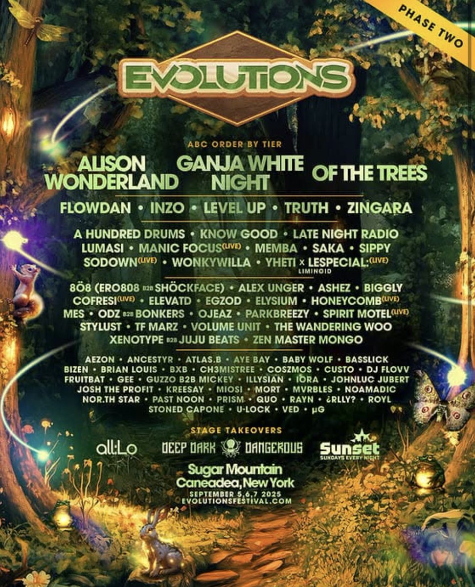 Evolutions_Fest's tweet photo. Join us at Sugar Mountain in September.  ❤️ https://t.co/YWzIXRyVjE