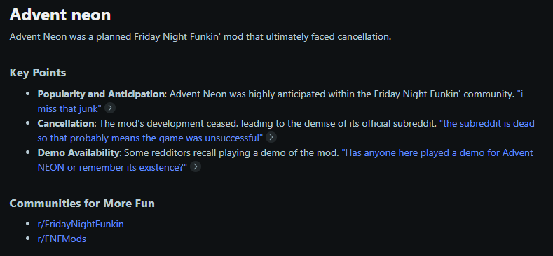 I don't use Reddit, nor care for AI overviews, but this might be the worst piece of generated misinfo I've ever seen LOL

This sucks, because this is the first thing someone will see when searching for the game on Reddit.