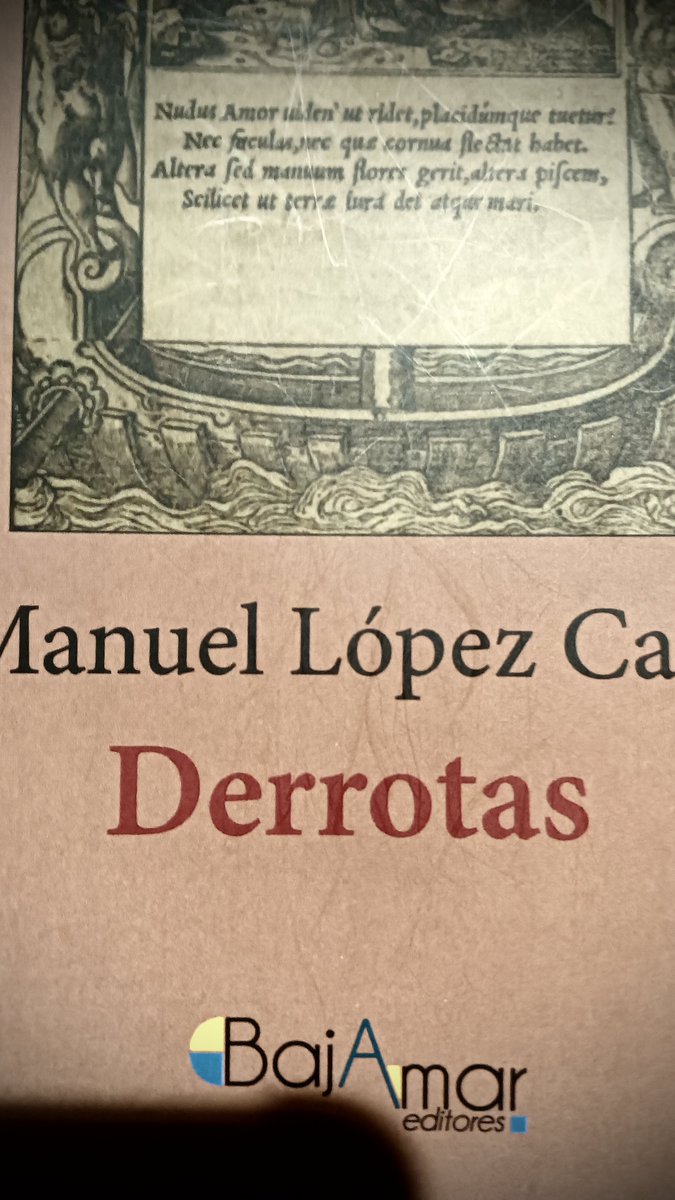 JGMaiquez's tweet image. &quot;Derrotas&quot; es un éxito para la poesía. 
Un libro joven pero sabio, 
un libro corto pero denso, 
un libro recio pero fresco... 
José Manuel López Cascales es un poeta que va a dar muchas alegrías a la poesía. 
&quot;Guillén no estaba equivocado, «el mundo
está bien hecho» a veces&quot;. 👇