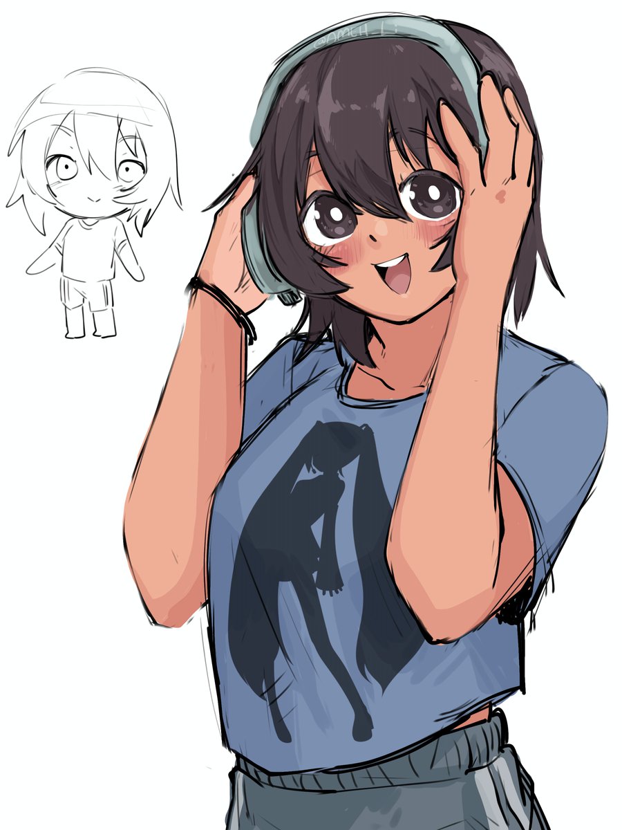 AMEH_Li's tweet image. Kagura, my headcanon is that she would like Hatsune Miku, that's it
#azumangadaioh
