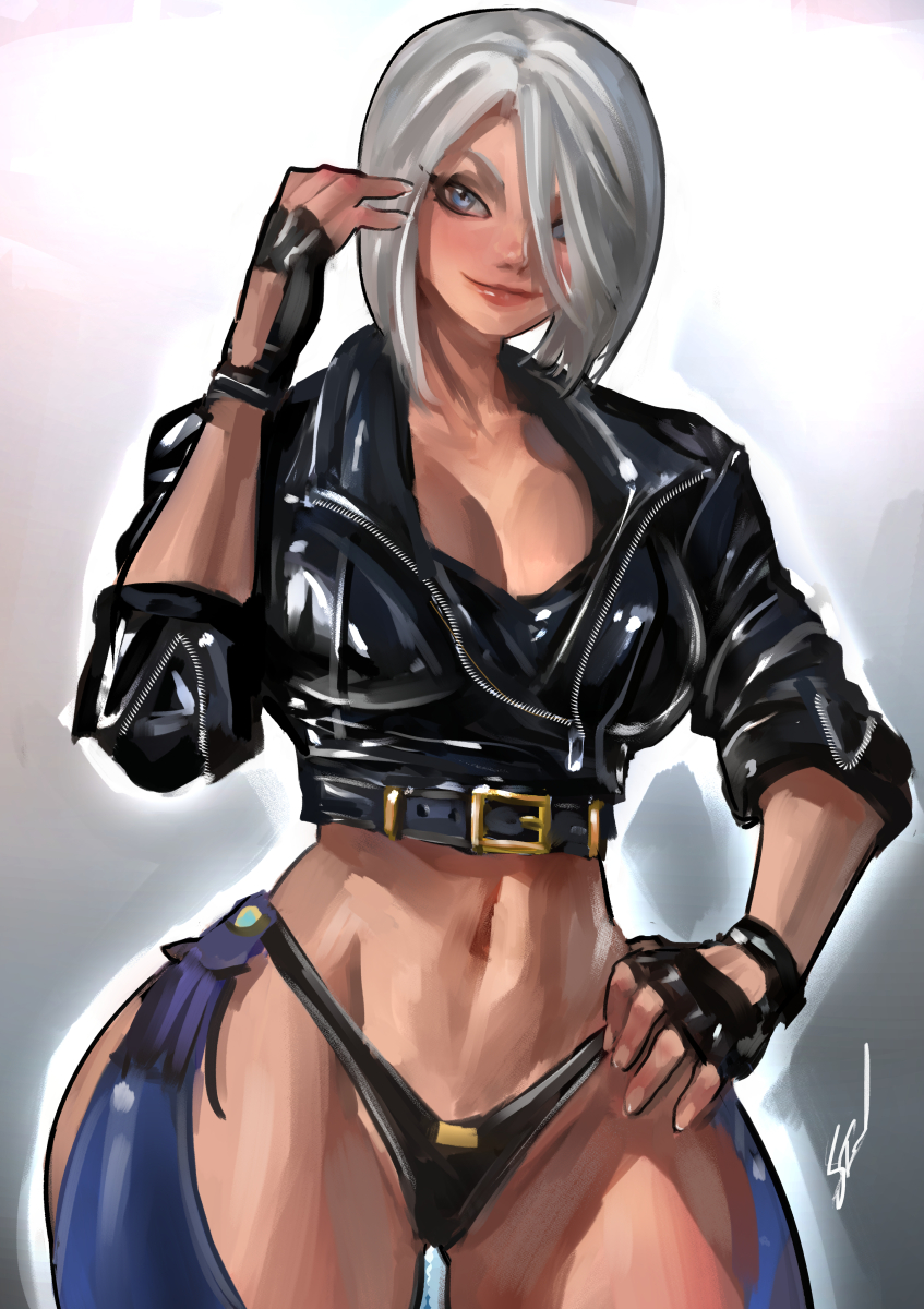 Stanbl7's tweet image. Angel KOF art