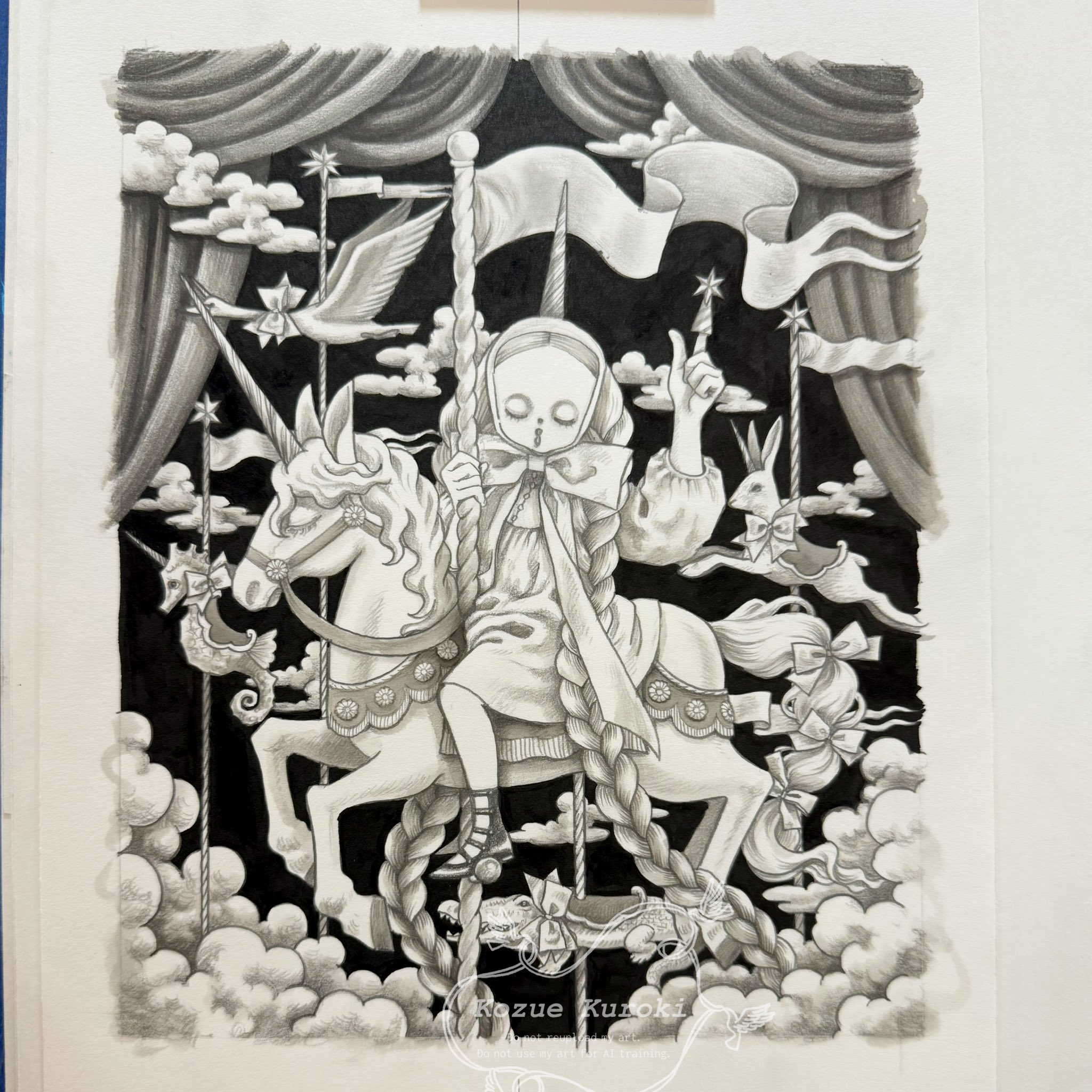 黒木こずえ 黒木こずゑ 創作イラスト 絵画 水彩画 原画 黒木こずえ 黒木こずゑ 創作イラスト 絵画 水彩画 原画 【公式通販】