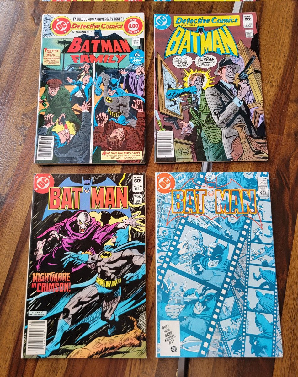 keithelotro's tweet image. Lot 14 (last one) - more batman

$8, $4, $4, $5

thanks to all (claimers, retweeters, likers, wallflowers, et al) 

lmk any questions / comments / hate mail, via comments or dm, gratzi