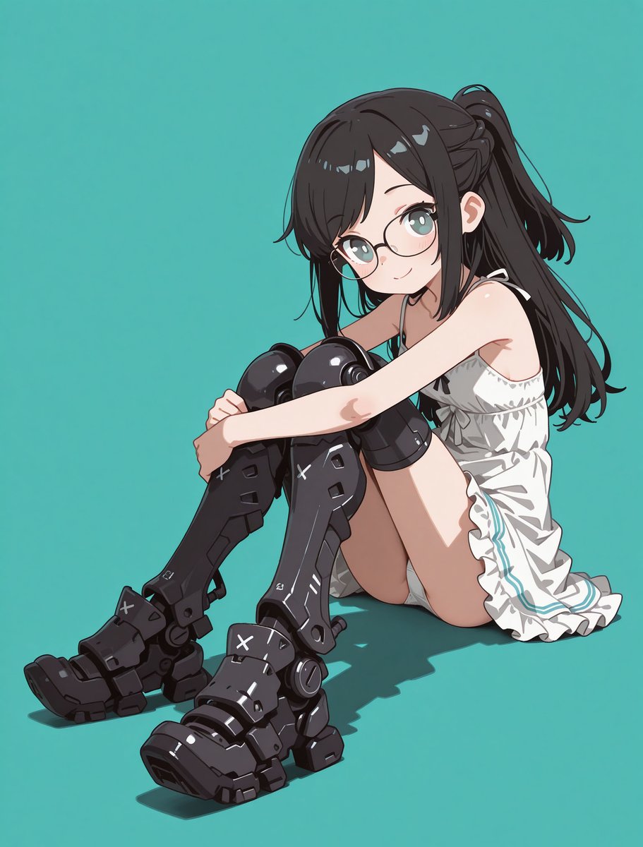 Trash2080's tweet image. 美脚と眼鏡

#AIイラスト︎