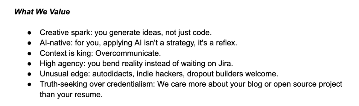 we're selectively adding to our engineering team. If you want to build the next great security company leveraging AI, please reach out – here is a snapshot of the JD: