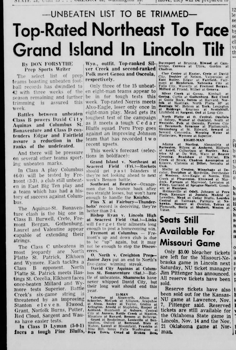SuitUpVarsity's tweet image. Make your picks for the games of October 23, 1964. Results in tomorrow morning's SATURDAY MORNING SCOREBOARD.