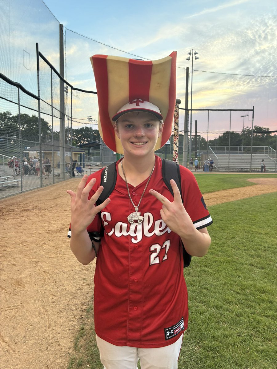 EP_JrLegion's tweet image. EAGLES WIN (Final: 3-1) ‼️ Wyatt Smith 7.0IP 3H 1ER 7K! 🚌⛓️We advance to the Substate C Championship tomorrow at 4:00pm!