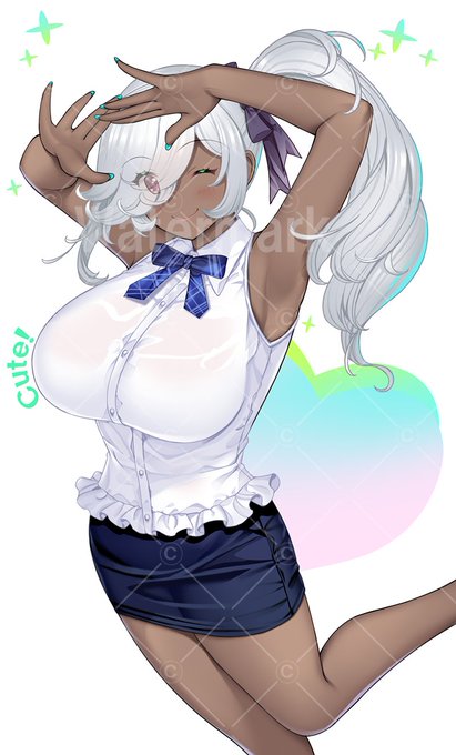 #日焼け #褐色肌 褐色娘のわきー 毎日暑いね