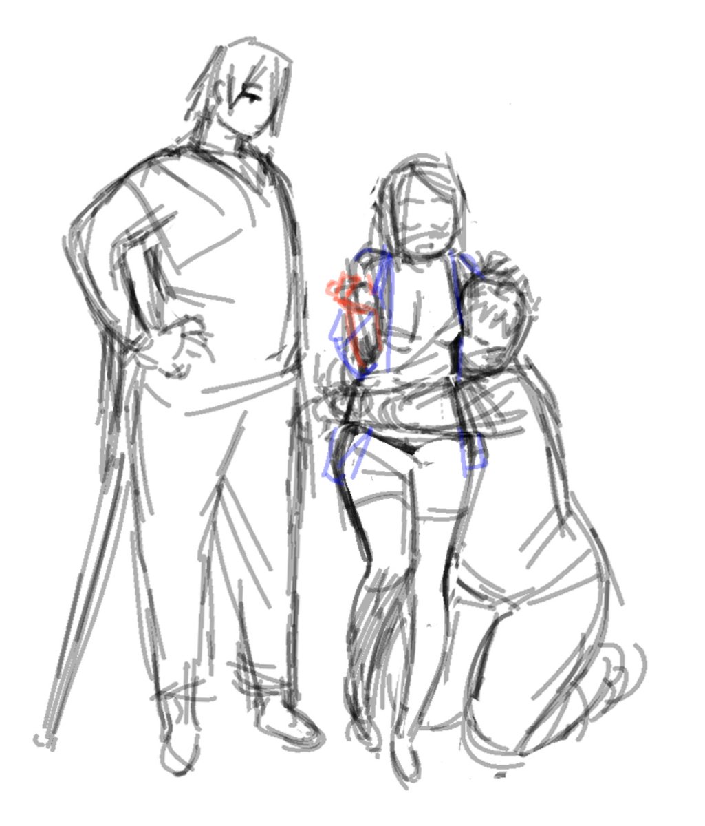 ksn_toast's tweet image. Someone asked so here's the full oldish sketch w/ chubby Sasuke and Naruto