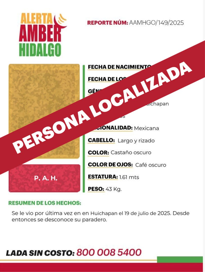 ReporteMxNotic1's tweet image. PAMELA ALCALÁ HERNÁNDEZ ya fue localizada...
facebook.com/photo.php?fbid…