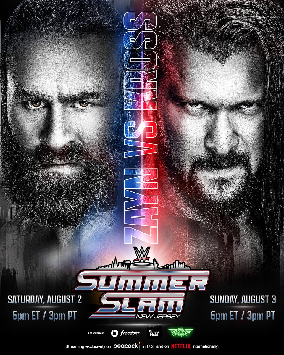 WWE SummerSlam (@summerslam) on Twitter photo .<a href="/SamiZayn/">Sami Zayn</a> will battle it out against <a href="/realKILLERkross/">Kevin Robert Kesar</a> at #SummerSlam! 😤
📍<a href="/MetLifeStadium/">MetLife Stadium</a>
🎟️ bit.ly/3GDD1cA .<a href="/SamiZayn/">Sami Zayn</a> will battle it out against <a href="/realKILLERkross/">Kevin Robert Kesar</a> at #SummerSlam! 😤
📍<a href="/MetLifeStadium/">MetLife Stadium</a>
🎟️ bit.ly/3GDD1cA