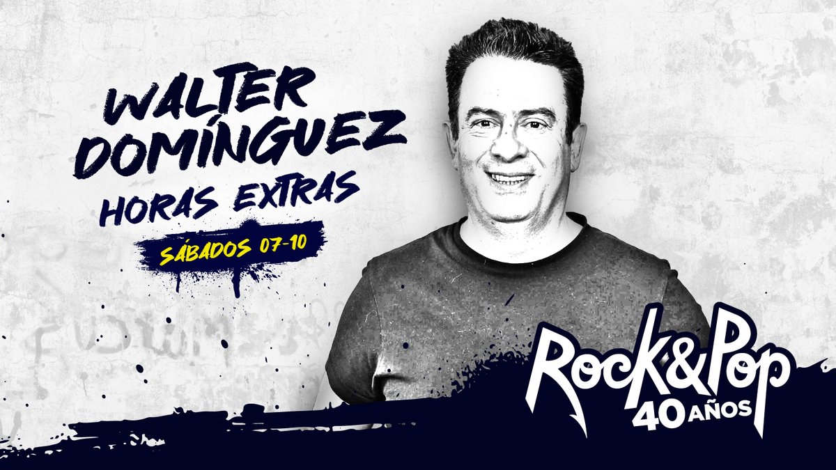 [#AHORA]

🌅Ya llega <a href="/walterdominguez/">Walter Domínguez</a> con #HorasExtras 🤘
¡Noticias y mucho rock en las mañanas de Rock &amp; Pop!

📻 95.9FM
🔗 fmrockandpop.com
📲 Rock&amp;Pop (Android y iOS)
📳11-7082-0959
#fmrockandpop 🎸 #nosgustaelrock 🤘#rockandpop40años 🔥