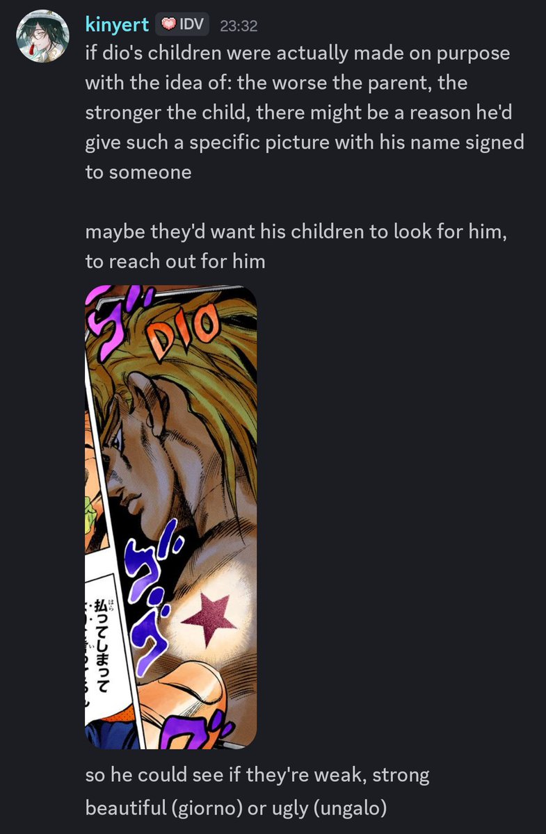 Z4WAR_D0's tweet image. // after reading his wiki again this is the only explanation i can come up with to why the hell did he give giorno's mom this picture