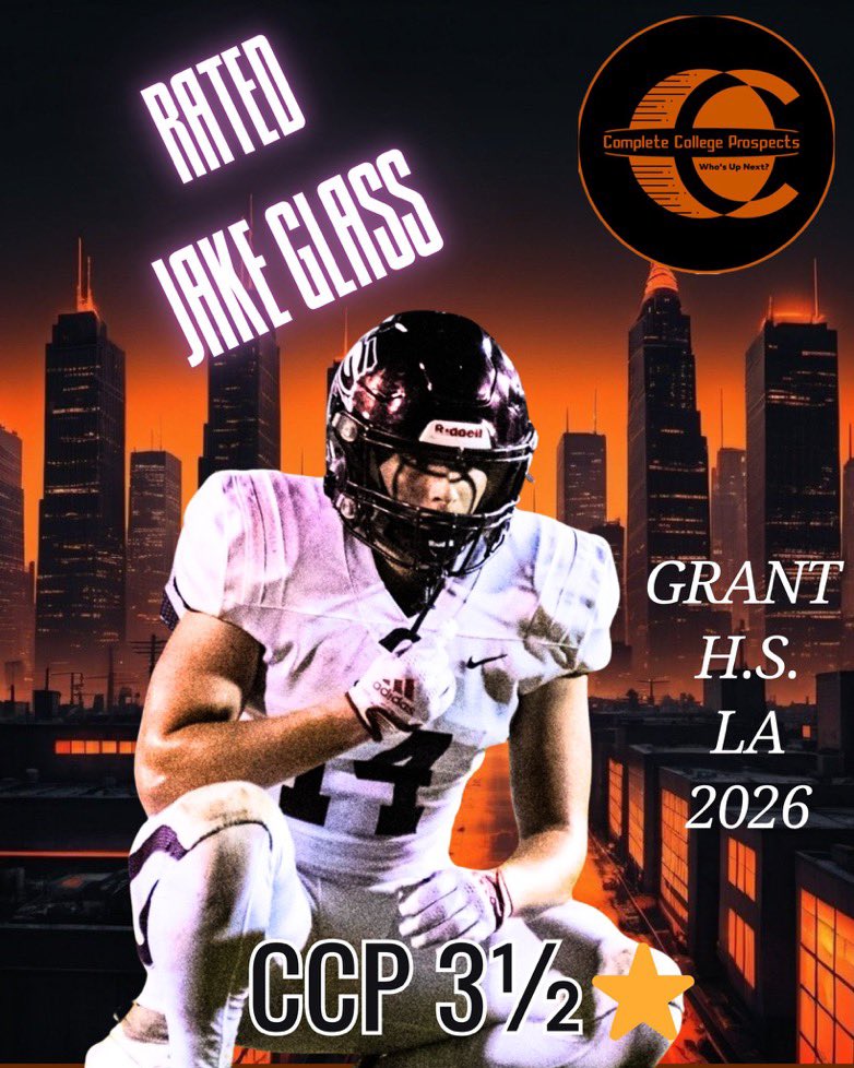 #AGTG Thank you <a href="/ccprospects23/">complete college prospects</a> for rating me 3 1/2 stars after evaluating me! <a href="/mfarrellsports/">Mike Farrell</a> <a href="/heirzeno7/">Coach Zeno</a> <a href="/CoachJimHCU/">Coach Jimmie</a> <a href="/5StarScouting/">5StarScouting™</a> <a href="/ExpoRecruits/">Expo Recruits</a> <a href="/N_W_Sports/">Nation Wide Sports!</a> <a href="/PrepRedzoneLA/">Prep Redzone Louisiana</a> <a href="/TheTerryCook/">Coach Terry Cook</a> <a href="/QBcoachsnyder/">QBcoachsnyder</a> <a href="/RecruitLouisian/">Recruit Louisiana™️</a> <a href="/jarvousfelton/">Jarvous</a> <a href="/SCWarriorFB/">Sterling College Football</a>