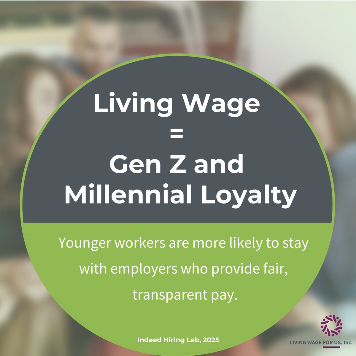 Younger workers are more likely to stay with employers who provide fair, transparent pay (Indeed Hiring Lab, 2025).

Gen Z + Millennials expect more than perks, they want trust, respect, and pay that meets real living costs. That’s how you build loyalty.

#GenZWorkforce #fairpay